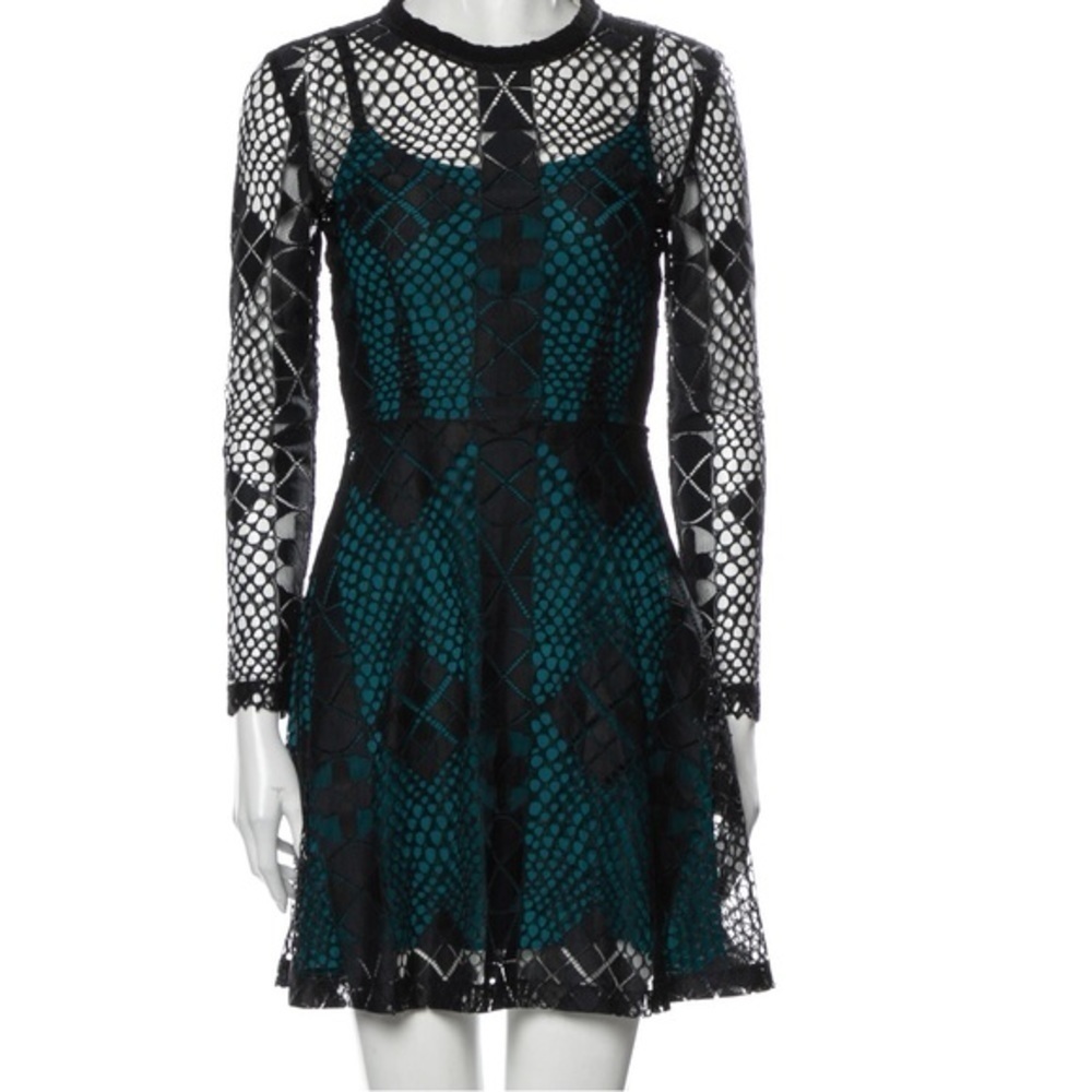 Sandro Lace Pattern mini dress - NWOT